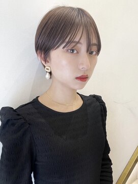 トルネード(TORNADO) 大人可愛い 小顔マッシュショート ボブ グレージュ t65