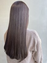 ヘアー アイス 御器所本店(HAIR ICI) まろやかショコラブラウン × 艶ロング