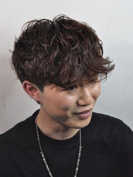 ヒロギンザ 上野店(HIRO GINZA) メンズパーマツイストスパイラルパーマ束感ツーブロ