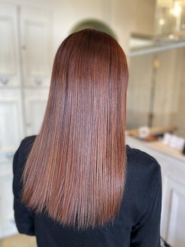 ラソヘアーオアシス(Laso hair oasis) 明るめグレーカラーオレンジ系