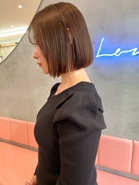 ロンドポレール 北千住(Lond polaire) 切りっぱなし×マロンベージュ