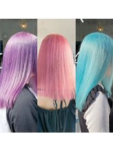 カラー剤には発色・艶感に感動を！！"褪色まで綺麗に"をこだわって【一宮/ブリーチ/ハイライト】