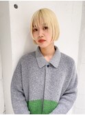 【nao. style】ブロンドウルフカット 姫カット