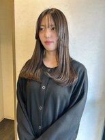 ヘアスペースブルーム エボリューション 庄内店(HAIR SPACE BLOOM evolution) 【庄内店/カラー】 ベージュカラー20代30代40代 ×セミロング