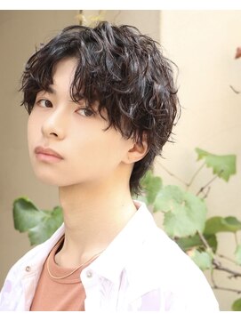 オーシャントーキョーウエスト 心斎橋 (OCEAN TOKYO WEST) 波巻きパーマメンズツイストスパイラルパーマツーブロック