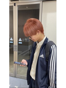 リアン(LIAN) イメチェン/ハイトーン/ダブルカラー/オレンジベージュ/郡山