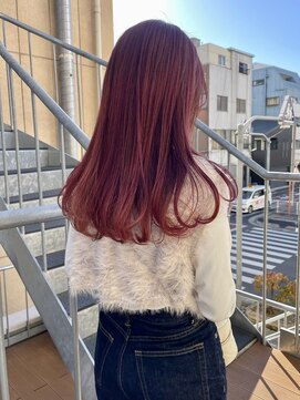 エムサロン 高崎あら町テラス店(emusalon) [茉雪]ブリーチなしピンク