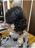 あみこみシニヨン