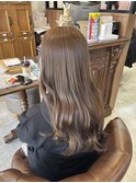 透明感アッシュベージュ