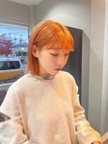 ウユ(uhyu) 【uhyu】orannge beige × bob