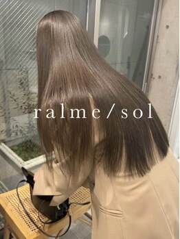 ラルム(ralme/sol)の写真/ノーベル賞を受賞した成分配合の≪TOKIOトリートメント≫や話題の≪髪質改善トリートメント≫取扱店！