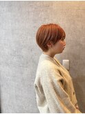 マッシュショート＋オレンジ