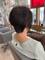 スタジオ アルファプラス 日暮里店(studio α+)&nbsp;カラーボブショートハイライト白髪ぼかし日暮里西日暮里上野