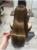 ロング×艶カラー
