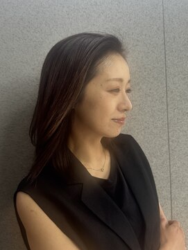 グランジーナドゥヘア(Gran Jiina de hair.) 伸ばしかけストレート