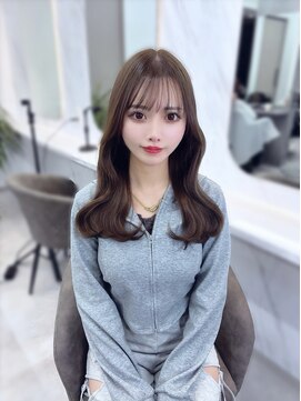 オリーブベージュカラー/ニュアンスカラー/オリーブブラウン