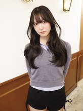 Idk ハッシュレイヤーカット/ダークグレージュカラー