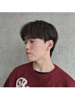 エイル 北堀江(Eir) シースルー コンマ マッシュ ショート ツーブロック