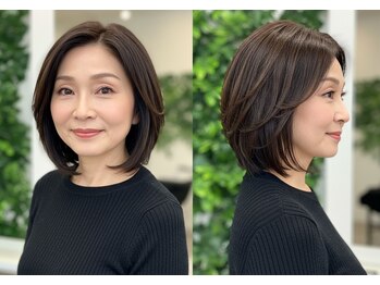 アイ スタイル 大竹店(I STYLE)の写真/すぐ伸びて気になる白髪...。毎月染めたいから、しみない!傷ませない!にこだわり、艶のある美髪を叶える*