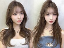 "華やかなレイヤーカット"トレンド感のあるお顔周りのデザインで小顔を叶える韓国ヘア/レイヤー/髪質改善