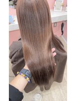 エン 武蔵小杉(en.) ブリーチ無しダブルカラー 透明感グレージュ