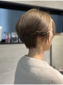 丸みのあるショート
