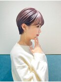 ショートボブ／シースルー/顔周り/30代40代50代/立川