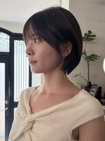 アンプラグド(unplugged)&nbsp;透明感カラーブリーチなし赤み消しショートショートボブ