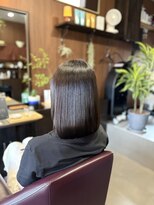 アオイ(Aoi)&nbsp;艶ボブ×髪質改善カラー♪なめらかでまとまる髪へ