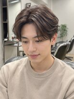 メンズルーパ 三宮 元町(Men's LOOPA)&nbsp;爽やかフェザーセンターパート/メンズ/神戸/三宮