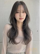 アルバ ヘアリゾート(ALBA)&nbsp;レイヤーカット/グレージュ/シースルーバング/韓国ヘア/レイヤー