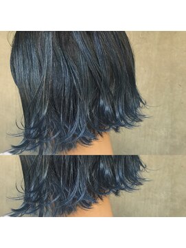 ビビト(bibito) bibito 切りっぱなし パーマ グラデーション ボブ