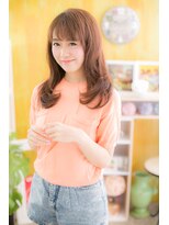 ヘアアンドビューティー ミック(Hair & Beauty miq)&nbsp;シースルーバング♪のニュアンスカールb(miq阿佐ヶ谷)