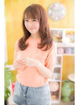 ヘアアンドビューティー ミック(Hair & Beauty miq) シースルーバング♪のニュアンスカールb(miq阿佐ヶ谷)