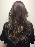 アッシュグレージュグラデーション☆