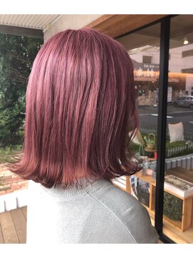 ヘア プロデュース キュオン(hair produce CUEON.) pink beige × medium