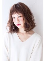 アッシュ 祐天寺店(Ash)&nbsp;ギザギザ前髪のゆるふわロブ