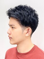 ヨシザワインク プレミアム 築地店(YOSHIZAWA Inc. PREMIUM)&nbsp;黒髪ツーブロ/爽やかアップバング刈り上げショート/10代/20代