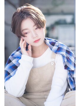 エイミー(Aimee) Aimee 町田　ハンサムショート×シアーベージュ