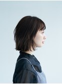 オフィスヘア/エアリーミディ/ショートパーマ/新宿