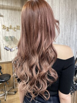 アンク クロス 関内店 ピンクベージュ【ロアエクステ60枚】