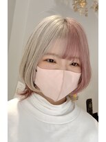 アヴァンス 京橋店(AVANCE)&nbsp;ホワイトベージュ×ペールピンク 2トーン