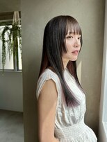 シセイ 青山(SHISEI)&nbsp;ぱつっとボブ/インナーカラー/ピンクカラー/前髪カット