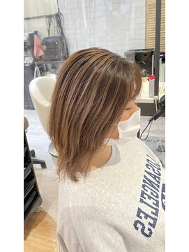 サロンドジョー(salon de joe) 【TAKUYA】ケアブリーチデザインカラー