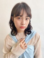 クーラ(Cura)&nbsp;くびレイヤーエモージュ ミックスウェーブグレージュカラー