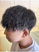 メンズマッシュパーマツイストスパイラルパーマ波巻きパーマ