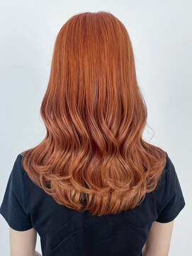 アルバム 新宿(ALBUM SHINJUKU) オレンジベージュ_グレーベージュレイヤーロング_ba471372