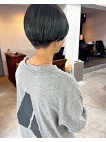 ペイジヘアー(paige hair)&nbsp;切りっぱなしショート/ショートヘア/ハイライト/デザインカラー