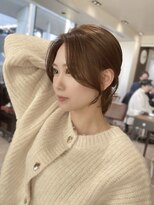 結んでも割れない顔まわりカット