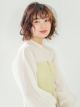 アビエクレール 河内花園(abije claire) 大人に似合う甘めボブ★20代30代50代 髪質改善